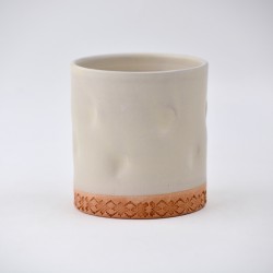 Pahar ceramică Semne Tradiționale - Bordură, 300 ml