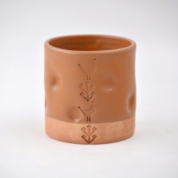 Pahar ceramică Semne Tradiționale - Cocoș - Pomul Vieții, 300 ml