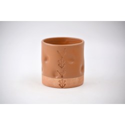 Pahar ceramică Semne Tradiționale - Cocoș - Pomul Vieții, 300 ml