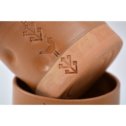 Pahar ceramică Semne Tradiționale - Cocoș - Pomul Vieții, 300 ml