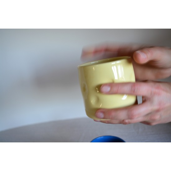 Pahar gresie Amprente - Blush, 300 ml