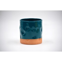 Pahar ceramică Blue Lagoon - Amprente, 300 ml