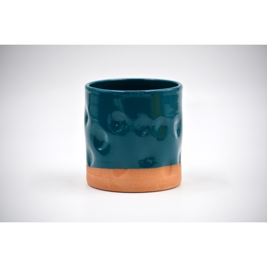 Pahar ceramică Blue Lagoon - Amprente, 300 ml
