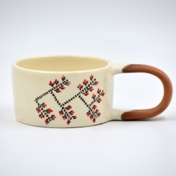 Ceașcă ceramică motive Tradiționale Românești, 190 ml