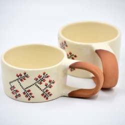 Ceașcă ceramică motive Tradiționale Românești, 190 ml