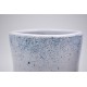 Pahar ceramică Alb - Turquoise, 350 ml