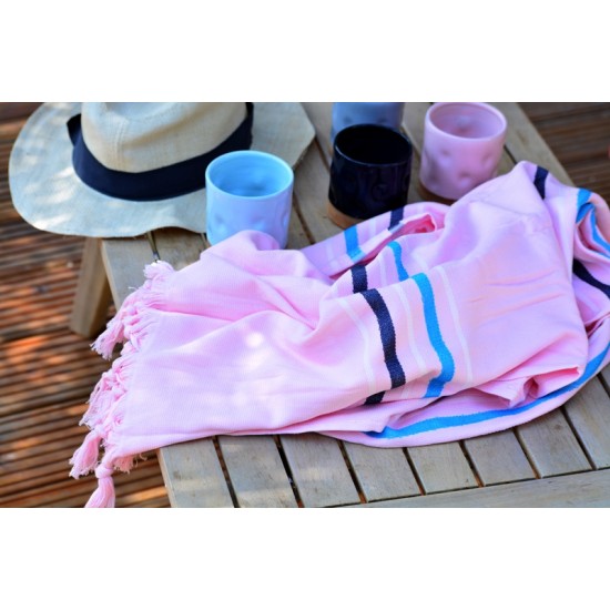Prosop plajă/piscină, Summer 2022 - Pink, 85x170 cm