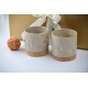 Cutie cadou Crem Specks - 2 pahare amprente + nod deco