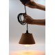 Lampă suspendată - abajur ceramică teracota, 16x9 cm
