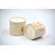 Lumânare parfumată cu suport ceramică - Gold Spring Mist (Bujori), 28 h