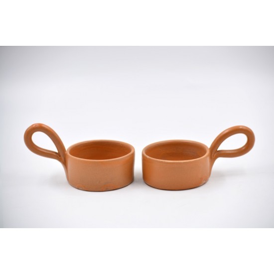 Suport ceramică pentru căndeluță - Teracota, 6 cm