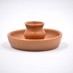 Suport ceramică pentru lumânări  - Teracota, 10 cm