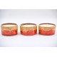 Lumânare parfumată cu suport ceramică - Summer Taste (Cireșe, mere, piersici), 33 h