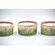 Lumânare parfumată cu suport ceramică -  Green pine (Pin, verde crud , fructe de padure), 33 h