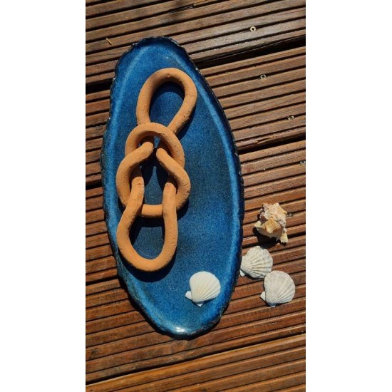 Nod decorativ perete - Teracota, 27 cm