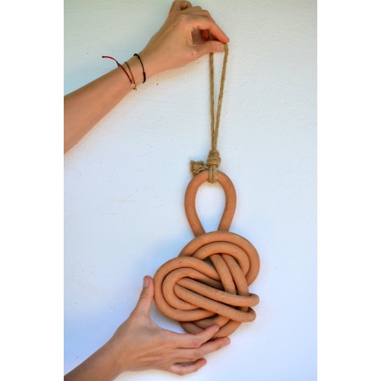 Nod decorativ perete - Teracota, 24 cm