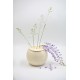 Flower Frog / Kenzan ceramică Alb, 10 cm