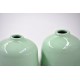 Vază ceramică S - Verde mentă, 8 cm