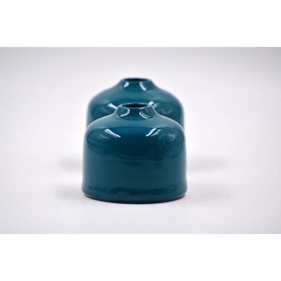 Vază ceramică S - Blue Lagoon, 8 cm