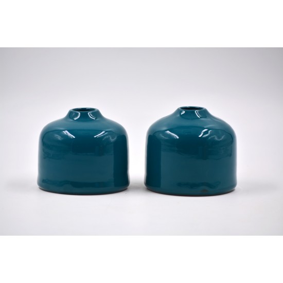 Vază ceramică S - Blue Lagoon, 8 cm