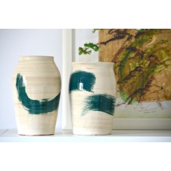 Vază ceramică - Blue Lagoon, 27 cm