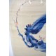 Vază ceramică - Sakura Blue, 21 cm